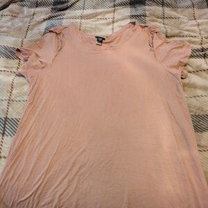 Torrid Blush Short Sleeve Top